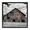 Stupell Industries Patriotic Rustic Barn Floating Frame, design by Sophie 6